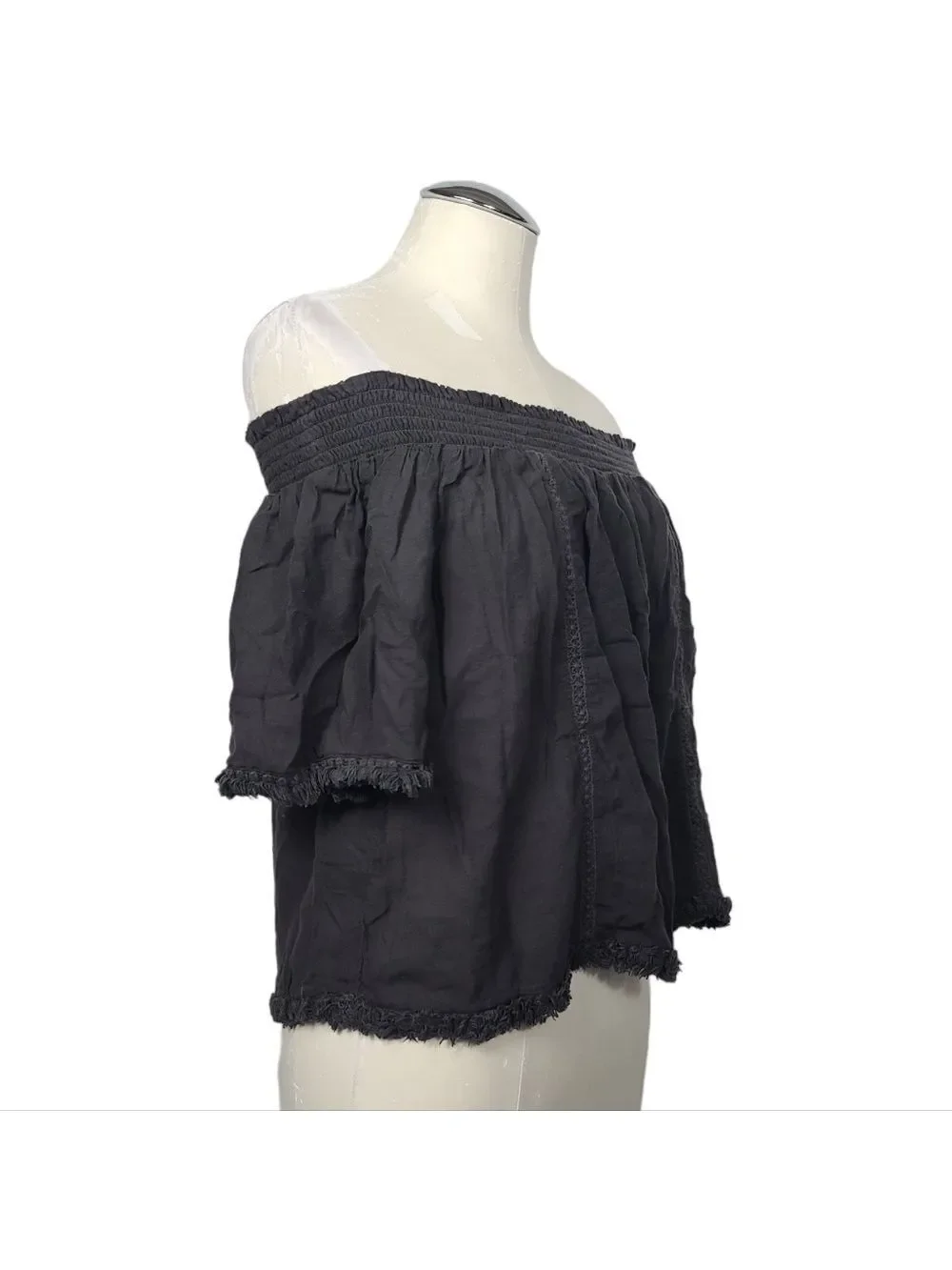 aerie smocked sleeves off